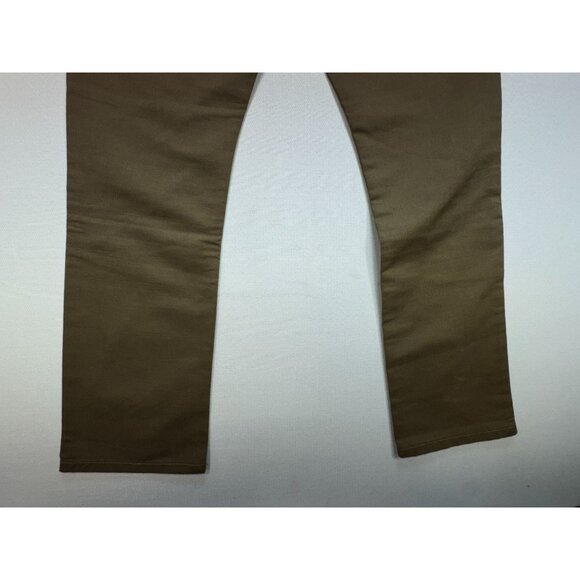 NWT Ace Of Diamond Coffee Chinos Pants Mens 36x32 Flat Front Casual Straight Leg - Picture 12 of 13
